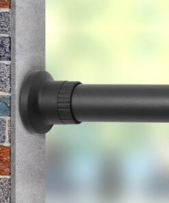 Ausziehbare Teleskop-Gardinenstange 210–310 cm – Klemm-/Spannstange ohne Bohren
