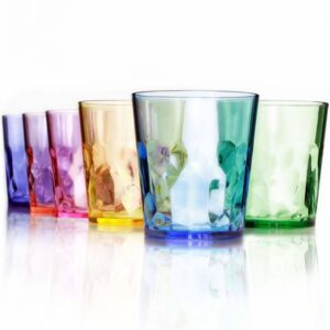 SCANDINOVIA 400ml unzerbrechliche Premium-Trinkgläser - Spülmaschinenfest - Familienvollzähler