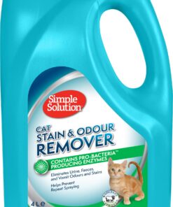 Simple Solution Enzymatischer Reiniger für Katzenflecken- und Geruchsentfernung - Effektiv für Haushalte mit Katzen - 4