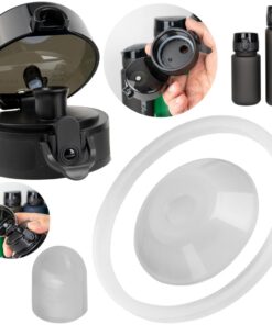 Ersatz Dichtringe Set Silikon für 720°DGREE uberBottle Super Sparrow – Bis 500ml Trinkflaschen Schraubverschluss