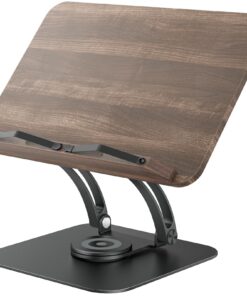 Tounee Buchständer Verstellbar 360° Drehbar Kochbuchständer Schwarz Global Recycled Standard Tounee Buchständer Verste