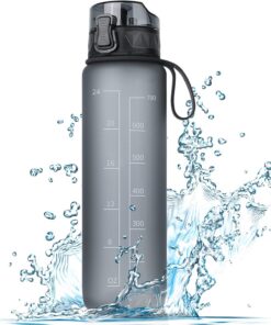 750ml BPA-freie Sport Trinkflasche mit rutschfestem Gummi Grip für Outdoor & Gym