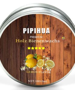 Möbelwachs Farblos Schwamm 100g Wasserdicht Abriebfest zur Natürlichen Holzpflege & Poliermittel für Holzmöbel (Antikwac