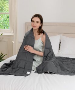 Schlaf Weighted Blanket Good Nite nur für Erwachsene - Anti Stress Therapiedecke (125x180cm) - OEKO-TEX STANDARD 100 Gra