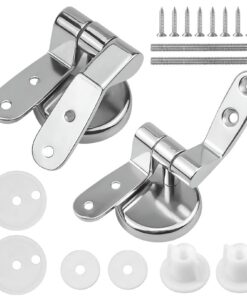 ZMDMAH Soft Close WC-Sitzscharniere Ersatzteile fur Toilettendeckel Befestigung Befestigungsset 1 Paar Zinklegierung