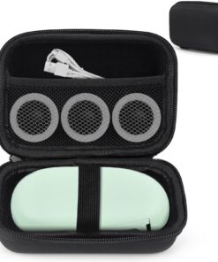 CHRI Etikettendrucker Hardcase + SUPVAN E10 Label Printer Hardcase + Mini Bluetooth Beschriftungsgerät für Klein Busines