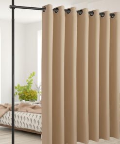 Raumteiler Paravent Gestell Flexibel Verstellbar ohne Vorhang für Schlafzimmer und Wohnzimmer H 317 cm x B 178 cm Flex