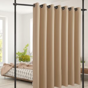 Raumteiler Paravent Gestell Flexibel Verstellbar ohne Vorhang für Schlafzimmer und Wohnzimmer H 317 cm x B 178 cm Flex