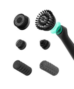 HOTO 16-teiliges Ersatzbürstenkopf Set für HOTO Elektrische Fugenreinigungsbürste, Spin-Scrubber-Zubehör für Fugen, Ecke
