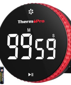 ThermoPro Küchentimer Digital 99Eieruhr Starker Magnet Stabile Stand Küchenzeitennehmer
