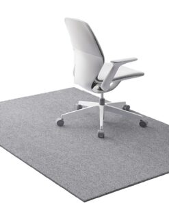 YFHT Bürostuhlmatte für Teppich und Hartholz - rutschfest, Teppichschutz-Stuhlmatte, Nicht kräuselnd - 35x47in, Teppichs