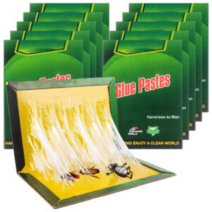 Stark klebrige Schabenfalle 10Pcs - 31.5 cm x 21 cm - Effektive Kakerlakenfalle für Küchen, Wohnzimmer und Schlafzimmer