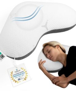 Innovationspreisträger Orthopädisches HWS Beckenschläfer mit Intense-Technologie | Hochwertiger Memory Foam Nackenstütz