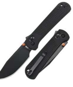 CJRB Bolt Foldbaudmessersuchtpupe in Schwarz für Männer und Frauen mit G10-Handhabung und Recoil-Sicherheitsabguss (J196