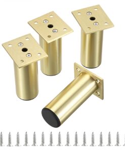 SUMTree Aluleierzugändig Möbelfüße 10cm 4 Stück Gold