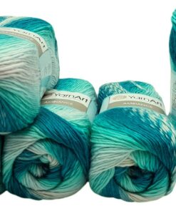 YarnArt Ambiance Strickwolle mehrfarbig mit Farbverlauf 500g 20% Wolle