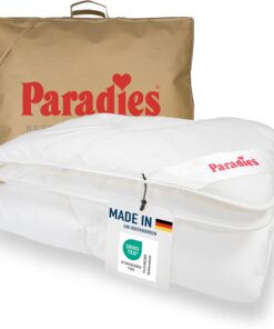 PARADIES Prima Bio Ganzjahresdecke 135x200 cm - kuschelige + atmungsaktive Steppdecke für das ganze Jahr