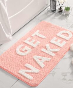 Gwezmxs rutschfeste Badematte - Rosa, 40x60cm - Anti-Rutsch, thoáng khí, perfekt für Dusche und Badewanne