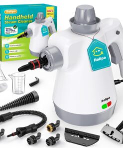 Hochdruck-Dampf Reiniger Handgerät 1050W Chemiefrei für Haushalt & Auto | 12-Teiliges Zubehör Dampfreiniger Handgerät 1