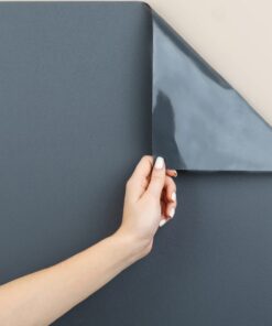 MARAPON® Klebefolie Grau 60x200 cm - Unicolor selbstklebend für glatte Möbeloberflächen in Küche, Wohnzimmer und Kinder