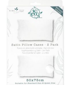 So Eco Satin Kissenbezug Doppelpack - Haarschonend & Umweltfreundlich