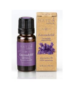 MateoEssentialOils 100% Rein und natürlicher Lavendelöl – Bio, ideal für Aromatherapie und Hautpflege – Entspannung – 10