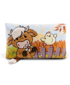 Nici Highland Cattle M Cmooray & Chick Eggwina Grün Kissen 43x25 cm