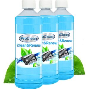 Ideal Pro Clean Scherkopfreiniger 3x1000ml Nachfüllflüssigkeit für Braun CCR Kartuschen - Efficient Reinigung - Hochleis