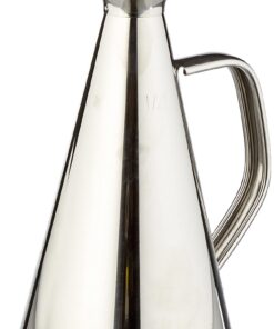 Ibili 731705 Ölflasche | Edelstahl | Dottergelb | 500 ml Volumen | Edelstahl Ölflasche für Küchenöle | Hochwertige Ölfla