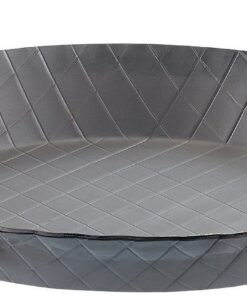 Tornwald-Schmiede Bratpfanne: Kaltgeschmiedete Pfanne für Backofen und Grill, 2 Griffe, Rautenprägung, Ø 28 cm, 3,5 cm h