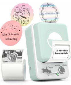 SUPVAN Bluetooth Etikettendrucker T50M Plus für Einzelhandel und Büro
