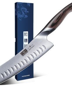 HOSHANHO Santoku Messer für Profis mit Scharfer Klinge und Ergonomischem Griff | HOSHANHO Kochmesser Santoku für Küchen