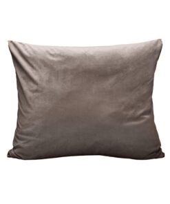 Zelesta Velvetbed Kissenbezüge – Resistent und Hypoallergen - Perfekt für Allergiker - modernes Design (Taupe, 80x80 cm)