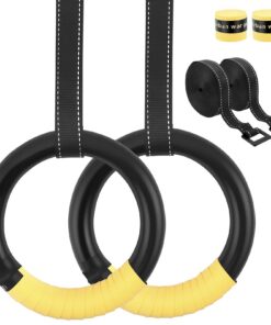 Fitness Turnringe Gym Rings, ABS Stärke, 2 Stück Kraft- und Calisthenics Training für Zuhause und Auswanderung, Sicherh