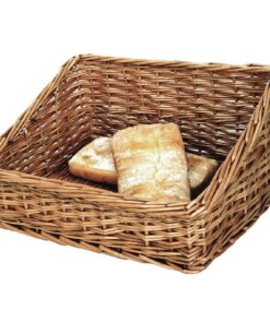 Olympia Brot-Display-Weidenkorb – robust, 510 mm breit, ideal für Cafés und Restaurants sowie Heimgebrauch, P756