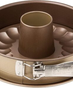 Zenker 7352 MOJAVE GOLD Springform 26 cm - Edle Backform für professionelles Backen | Zenker 7352 MOJAVE GOLD Springfor