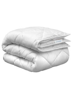 Schiesser 4-Jahreszeiten Bettdeckenset Lykke - White - Für Familie - Zuhause - Oeko-Tex Standard 100 - 135x200 cm