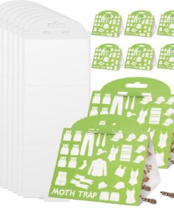 GeeRic Kleidermottenfalle, 8 Stück Vorteilspack Lebensmittelmotten-Falle, effektive Motte Bekämpfung in der Speisekammer