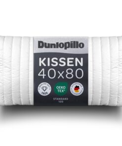 Dunlopillo Premium Schlafkissen 40x80 für Allergiker - Oeko-Tex Zertifiziert - Perfektes Kopfkissen | Polster, Kopfpolst