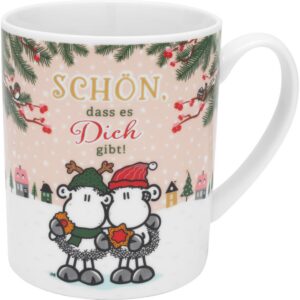 Sheepworld XL-Tasse Motiv "Gibt" Große Kaffeetasse aus Porzellan Geschenk Weihnachten 51137