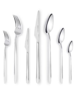 Karaca Stark 84 Teile Besteck Set Für 12 Personen | 316+ Premium Edelstahl | Gesund & Hygienisch | Modernes Design