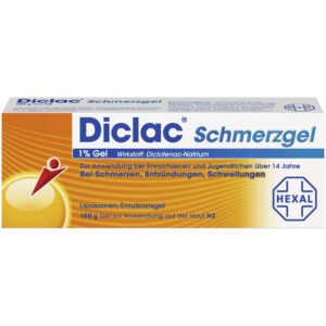 DICLAC Schmerzgel 1% - Für Schmerzlinderung in der Familie - Hausgemachtes Linderungsreibstoffen - Effektiv zum Einsatz