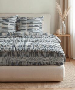 Zelesta Royalbed Baumwolle Bettdecke & Bezug 240x200 | Waschbar & Trocknergeeignet | Atmungsaktive Baumwolle 300 g/m² (C