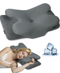 Orthopädisches Memory Foam Nackenkissen für Seitenschläfer gegen Nackenschmerzen