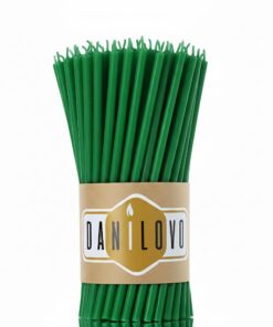Danilovo Reine Bienenwachskerzen – tropffrei, rauchfrei, hoher Duft – dekorative Kirchgebet und Geburtstagskerzen – Honi