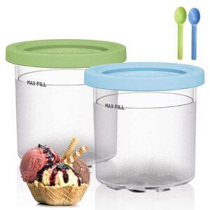 kyaoayo BPA-frei Creami Tubs NC301 NC300 NC299 Zubehör, Speiseeis für Ninja Maschine, spülmaschinenfest