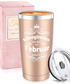 Geburtstagsgeschenk für Frauen 20oz Travel Mug | Lustige Geschenke für Mama, Freundin, Tochter, Schwester | 600ml Edelst