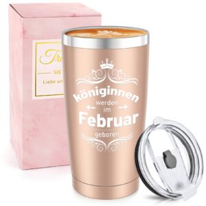 Geburtstagsgeschenk für Frauen 20oz Travel Mug | Lustige Geschenke für Mama, Freundin, Tochter, Schwester | 600ml Edelst