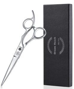 Dream Reach 6 Zentimeter Haarschere für Friseure Edelstahl 440C Präziser Schnitt Damen und Herren Richtlinienbeste Haars