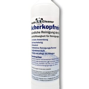 PandaCleaner Scherkopfreiniger |0 Nachfüllflüssigkeit 1000ml |Compact by Design| Zertifiziert durch Amazon